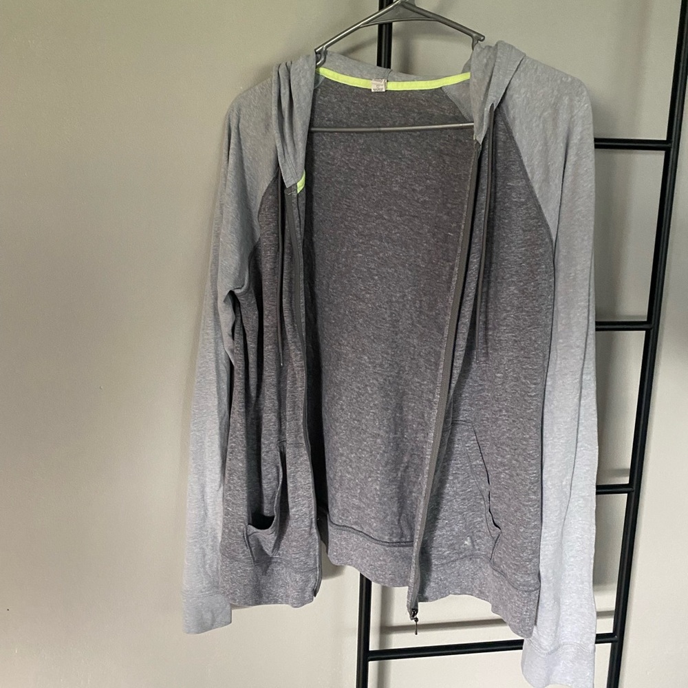 Grey Under Armor Zip Up